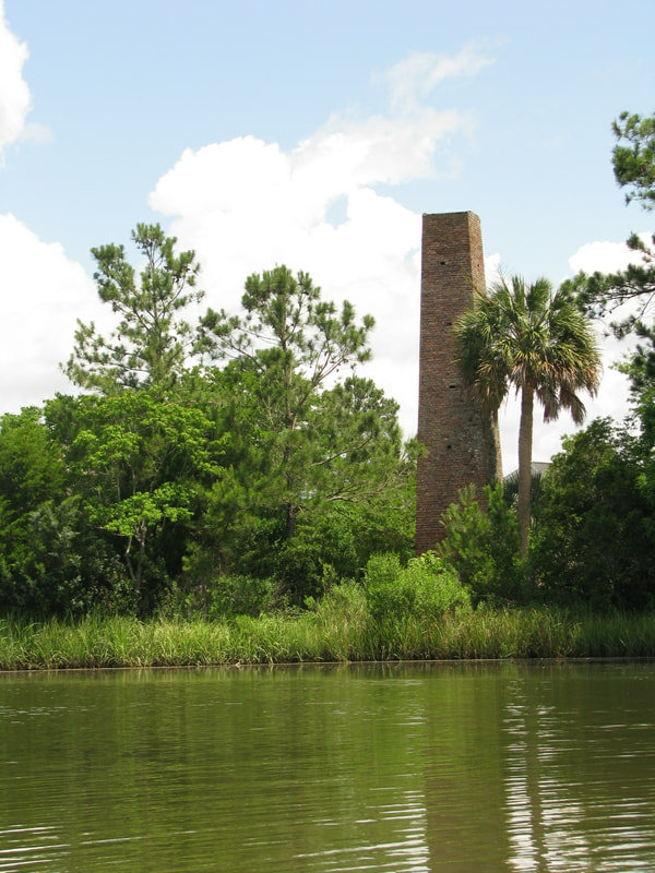 Historic chimney at Brickyard